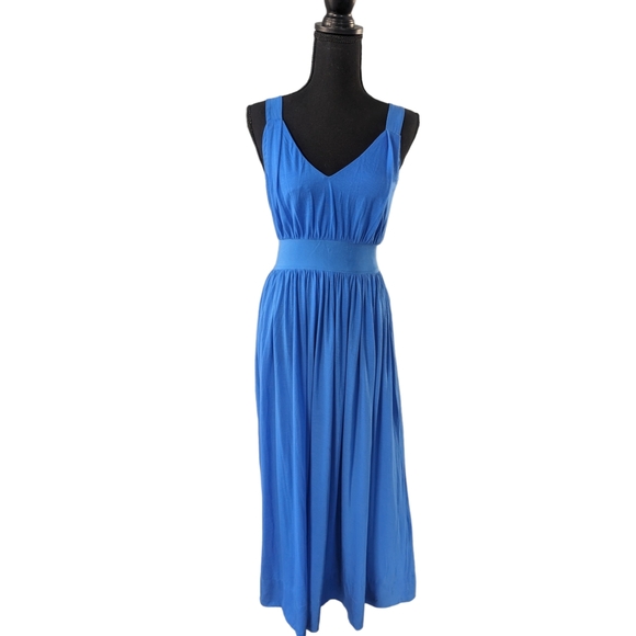 J. Crew Dresses & Skirts - J. Crew Blue Empire Waist Maxi Dress – Size 0